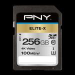 PNY Elite X 256GB Class 10 UHS3 SDXC 8PNPSD256U3100