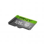 PNY 128GB Elite CL10 UHS1 MicroSDXC and Adapter 8PNPSDU128V11100