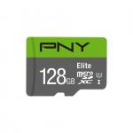 PNY 128GB Elite CL10 UHS1 MicroSDXC and Adapter 8PNPSDU128V11100