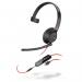 Poly Blackwire 5210 USB C Wired Monaural Headset with Boom Microphone 8PO207587201
