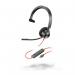 Poly Blackwire 3310 USB C Wired Monaural Headset Flexible Noise Cancelling Microphone Digital SoundGuard Protection 8PO21392901