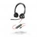 Poly Blackwire C3220 USB C Wired Stereo Headset Headband Binaural 32 Ohm Impedance Boom Microphone 8PO21393501