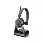 Poly Voyager 4210 Office EMEA Bluetooth Wireless Mono Headset 2 Way Base Microsoft Teams USB A Cable 94 dB Sensitivity 32 Ohm 8PO21400205