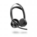 HP Poly Voyager Focus 2 Bluetooth Microsoft Teams Certified USB-A Headset with Charging Stand 8PO77Y87AA