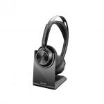 HP Poly Voyager Focus 2-M Wireless USB-C Microsoft Teams Certified Headset with Charging Stand 8PO77Y90AA