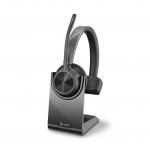 HP Poly Voyager 4310 UC Wireless Microsoft Teams Certified Headset with BT700 Dongle and Charging Stand 8PO77Y93AA