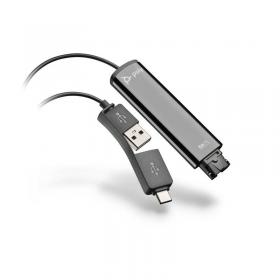 HP Poly DA75 USB to Quick Disconnect Adapter 8PO786C6AA