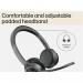 HP Poly Voyager 4320-M Stereo Microsoft Teams Bluetooth Headset with BT700 Dongle and USB-A to USB-C Cable 8PO7Y211AA