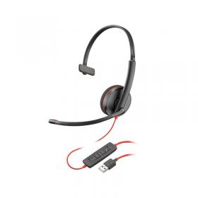 HP Poly Blackwire 3210 Office USB-A Wired Headset 8PO80S01A6