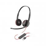 HP Poly Blackwire 3220 Stereo USB-A Wired Headset 8PO80S02AA