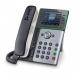 HP Poly E350 IP Desktop Phone with Bluetooth and Wi-Fi - 32 Lines; 2 x Gigabit Ports; PoE; 3.5-Inch Colour LCD Display 8PO82M89AA