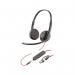 HP Poly Blackwire 3325 Stereo USB-C Multi-Compatible Headset with 3.5mm Plug and USB-C to USB-A Adapter 8PO8X229AA