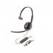 HP Poly Blackwire 3210 Mono USB-C Headset with USB-C to USB-A Adapter 8PO8X2J8A6