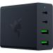 Razer 130W 4 Port GaN USB-C USB-A Black Charger 8RA10441301