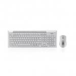 8200P White Wireless Keyboard and Mouse