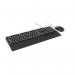 Rapoo NX2000 Wired USB QWERTY Keyboard and 1600 DPI Mouse 8RA18682