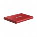 Samsung T7 500GB USB-C Red Portable External Solid State Drive 8SA10297614