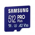 Samsung Pro Plus 512GB MicroSDXC UHS-I Class 10 Memory Card and Adapter 8SA10392019
