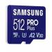 Samsung Pro Plus 512GB MicroSDXC UHS-I Class 10 Memory Card and Adapter 8SA10392019