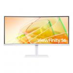 Samsung ViewFinity S6 34 Inch 3440 x 1440 Pixels VA Panel Dual Quad HD FreeSync HDMI DisplayPort Thunderbolt 4 USB Monitor 8SA10429888