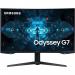 Samsung Odyssey C32G75TQS 31.5 Inch 2560 x 1440 Pixels Wide Quad HD Resolution VA Panel 1ms DisplayPort HDMI USB QLED Gaming Monitor 8SALC32G75TQSR
