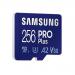 Samsung PRO Plus 256GB V30 A2 Class 10 MicroSDXC Memory Card and Adapter 8SAMBMD256KA