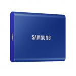 Samsung 500GB T7 USB C Portable Blue External Solid State Drive 8SAMUPC500HWW
