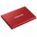 500GB T7 USB3.2C Portable Red Ext SSD 8SAMUPC500RWW