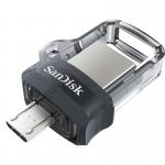 SanDisk Ultra Dual M3.0 USB-A Micro USB Flash Drive 8SASDDD3032GG46