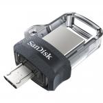 SanDisk Ultra Dual M3.0 USB-A Micro USB Flash Drive 8SASDDD3032GG46