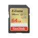SanDisk Extreme 64GB SDXC UHS-1 Class 10 8SASDSDXV2064GGNC