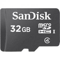 SanDisk SDSDQM 32GB Class 4 MicroSDHC Memory Card and Adapter 8SD10235161