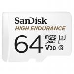 SanDisk High Endurance 64GB UHS-I Class 10 MicroSDHC Memory Card and Adapter 8SD10252265