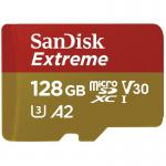 SanDisk Extreme 128GB Class 3 MicroSDXC Memory Card and Adapter 8SD10367801