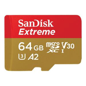 SanDisk Extreme 64GB MicroSDXC UHS-I Class 10 Action Cams and Drones