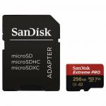 SanDisk Extreme PRO 256GB MicroSDXC UHS-I Class 10 Memory Card and Adapter 8SD10367805