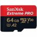 SanDisk Extreme PRO 64GB MicroSDXC Memory Card and Adapter 8SD10367807