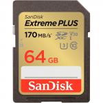 SanDisk Extreme PLUS 64GB UHS-I U3 Class 10 Memory Card 8SD10367817