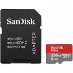 SanDisk Ultra 256GB UHS-I Class 10 MicroSDXC Memory Card and Adapter 8SD10374735