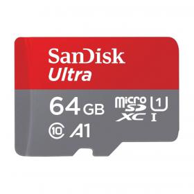 Sandisk Ultra 64GB A1 UHS-I U1 Class10 MicroSDXC Memory Card and Adapter 8SD10374854