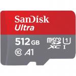 SanDisk Ultra 512GB MicroSDXC UHS-I Class 10 Memory Card and Adapter 8SD10375426