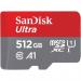 SanDisk Ultra 512GB MicroSDXC UHS-I Class 10 Memory Card and Adapter 8SD10375426