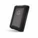 This image shows a compact SanDisk G-DRIVE ArmorATD 1TB external hard drive with a sleek black and silver design. It is connected via USB-C and features durable ArmorATD protection. The device is 2.5 inches in size, making it easy to transport and store.