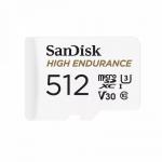 SanDisk High Endurance 512GB Micro-SDHC Memory Card and Adapter 8SD10443512