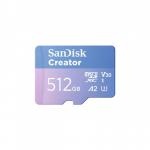 SanDisk Creator 512GB UHS-I Class 10 MicroSDXC Memory Card and Adapter 8SD10451579