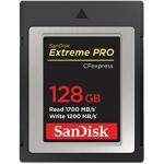SanDisk 128GB Extreme Pro CFexpress Memory Card Type B Up to 1700Mbs Read Speed Up to 1200Mbs Write Speed 8SDCFE128GGN4NN