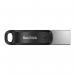 SanDisk 128GB iXpand USB3.0 Lightning Flash Drive Dual Purpose Swivel with Keyring Hole 8SDIX60N128GGN6NE