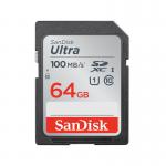 SanDisk Ultra 64GB SDXC UHSI Class 10 Memory Card Up to 100Mbs Read Speed 8SDSDUNR064GGN3IN