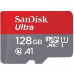 SanDisk Ultra 128GB Class 10 100Mbs MicroSDXC Memory Card and Adapter 8SDSQUNR128G