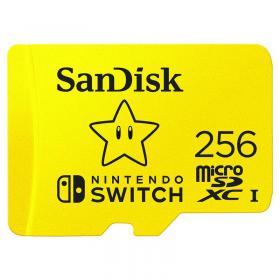 SanDisk 256GB Nintendo CL10 UHS1 MicroSDXC Memory Card 8SDSQXAO256GGNCZN